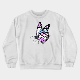 Bigender Butterfly Crewneck Sweatshirt